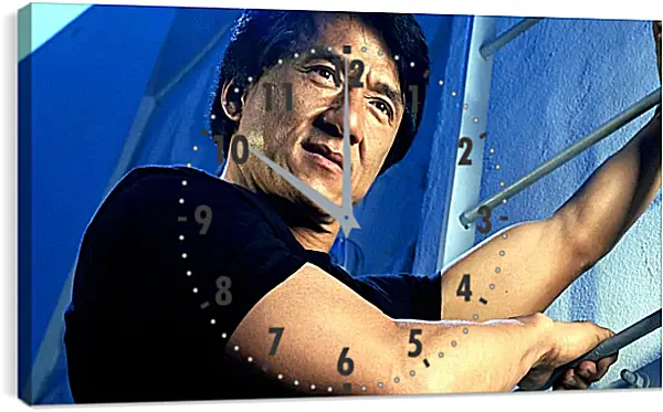 Часы картина - Джеки Чан. Jackie Chan Часы картина - Джеки Чан. Jackie Chan