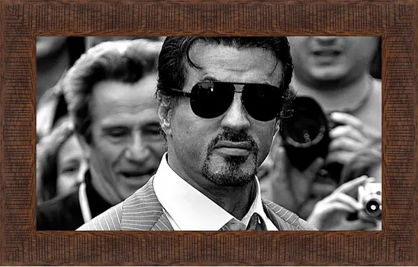 Картина в раме - Сильвестр Сталлоне. Sylvester Stallone Картина в раме - Сильвестр Сталлоне. Sylvester Stallone