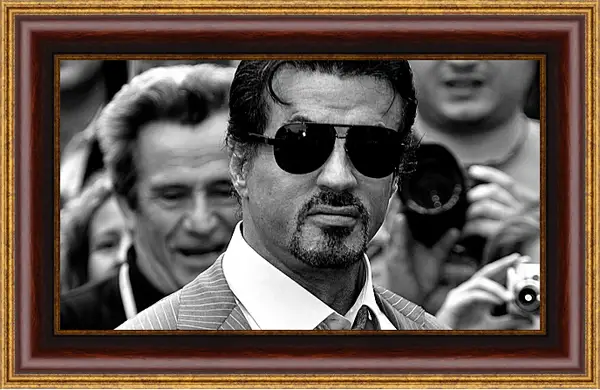 Картина в раме - Сильвестр Сталлоне. Sylvester Stallone Картина в раме - Сильвестр Сталлоне. Sylvester Stallone