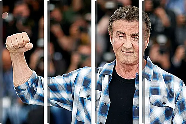 Модульная картина - Сильвестр Сталлоне. Sylvester Stallone Модульная картина - Сильвестр Сталлоне. Sylvester Stallone