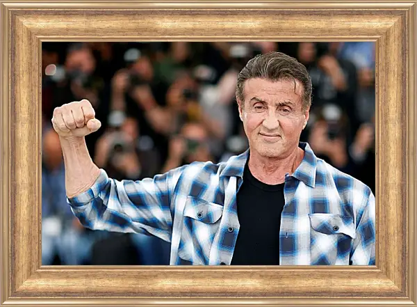 Картина в раме - Сильвестр Сталлоне. Sylvester Stallone Картина в раме - Сильвестр Сталлоне. Sylvester Stallone