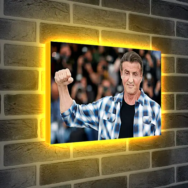 Лайтбокс световая панель - Сильвестр Сталлоне. Sylvester Stallone Лайтбокс световая панель - Сильвестр Сталлоне. Sylvester Stallone
