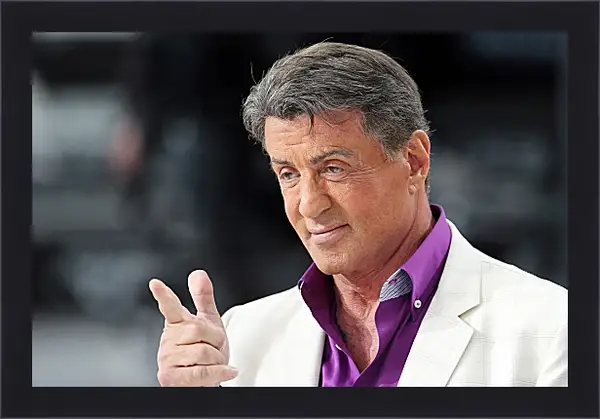 Картина в раме - Сильвестр Сталлоне. Sylvester Stallone Картина в раме - Сильвестр Сталлоне. Sylvester Stallone