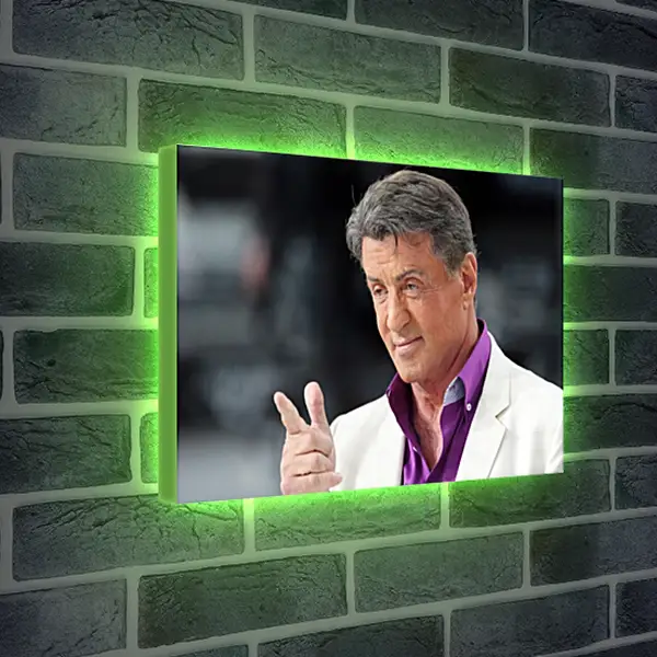 Лайтбокс световая панель - Сильвестр Сталлоне. Sylvester Stallone Лайтбокс световая панель - Сильвестр Сталлоне. Sylvester Stallone