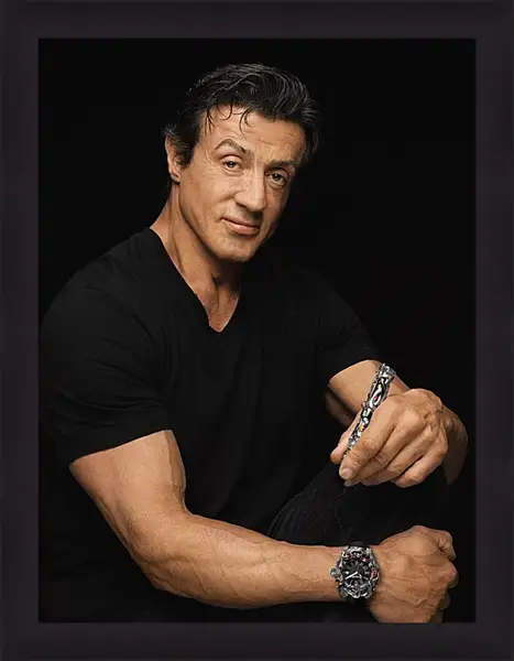 Картина в раме - Сильвестр Сталлоне. Sylvester Stallone Картина в раме - Сильвестр Сталлоне. Sylvester Stallone