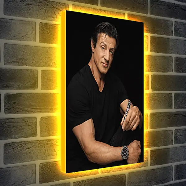 Лайтбокс световая панель - Сильвестр Сталлоне. Sylvester Stallone Лайтбокс световая панель - Сильвестр Сталлоне. Sylvester Stallone