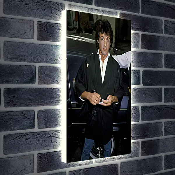 Лайтбокс световая панель - Сильвестр Сталлоне. Sylvester Stallone Лайтбокс световая панель - Сильвестр Сталлоне. Sylvester Stallone