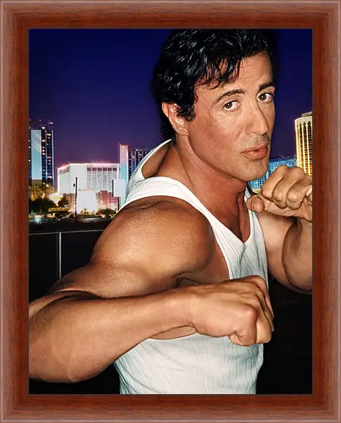 Картина в раме - Сильвестр Сталлоне. Sylvester Stallone Картина в раме - Сильвестр Сталлоне. Sylvester Stallone