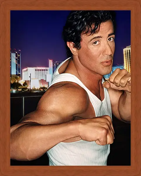 Картина в раме - Сильвестр Сталлоне. Sylvester Stallone Картина в раме - Сильвестр Сталлоне. Sylvester Stallone