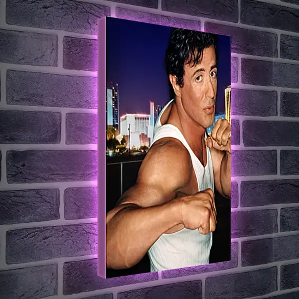 Лайтбокс световая панель - Сильвестр Сталлоне. Sylvester Stallone Лайтбокс световая панель - Сильвестр Сталлоне. Sylvester Stallone