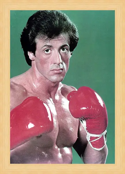 Картина в раме - Сильвестр Сталлоне. Sylvester Stallone Картина в раме - Сильвестр Сталлоне. Sylvester Stallone