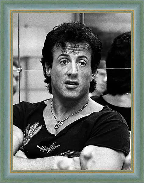Картина в раме - Сильвестр Сталлоне. Sylvester Stallone Картина в раме - Сильвестр Сталлоне. Sylvester Stallone
