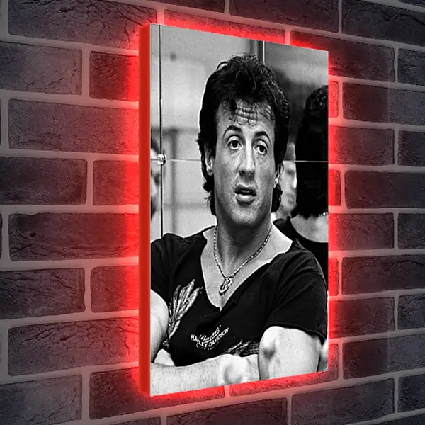 Лайтбокс световая панель - Сильвестр Сталлоне. Sylvester Stallone Лайтбокс световая панель - Сильвестр Сталлоне. Sylvester Stallone