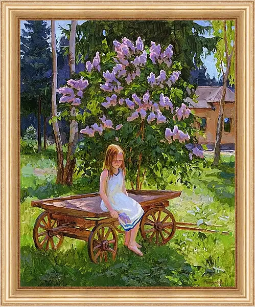 Картина в раме - Весна Картина в раме - Весна
