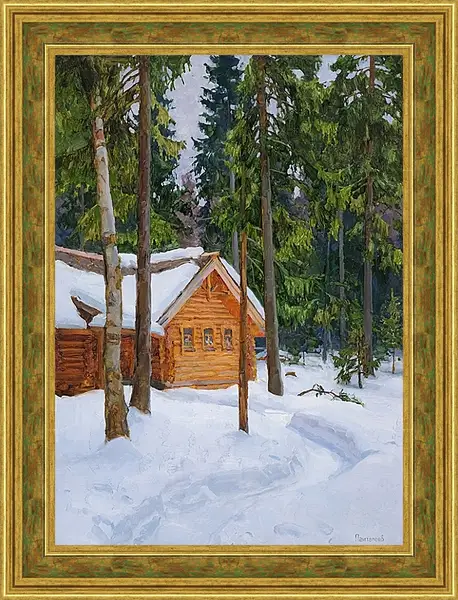 Картина в раме - Избушка Картина в раме - Избушка