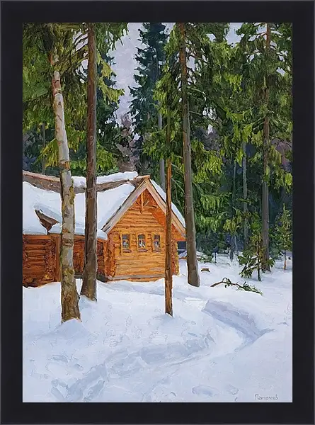 Картина в раме - Избушка Картина в раме - Избушка