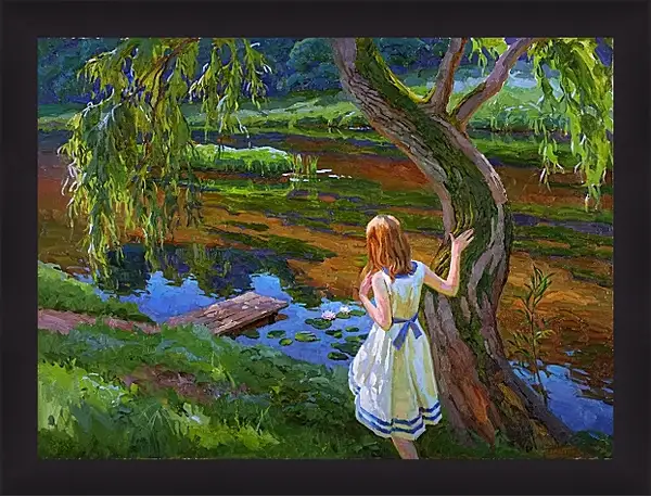 Картина в раме - Кувшинки Картина в раме - Кувшинки