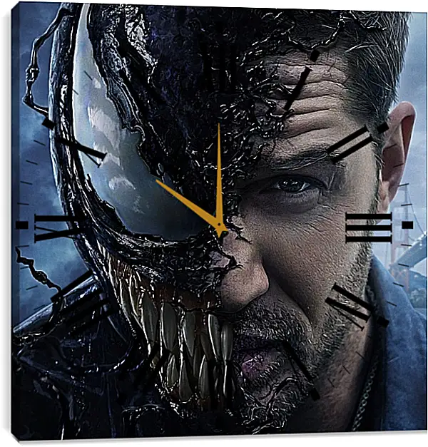 Часы картина - Веном. Venom Часы картина - Веном. Venom
