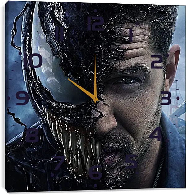 Часы картина - Веном. Venom Часы картина - Веном. Venom