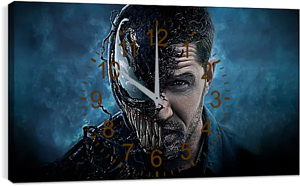 Часы картина - Веном. Venom Часы картина - Веном. Venom