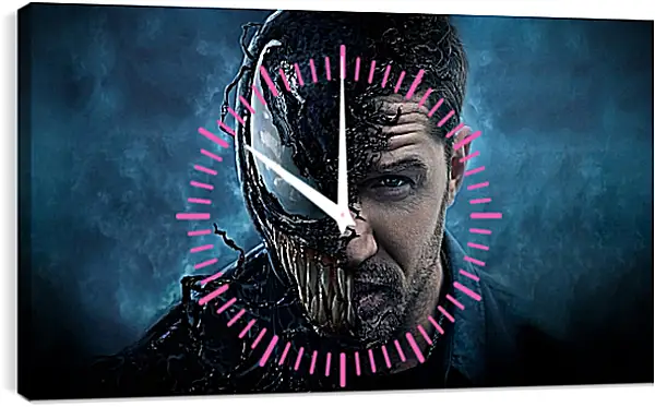 Часы картина - Веном. Venom Часы картина - Веном. Venom
