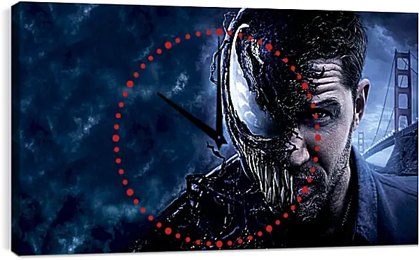 Часы картина - Веном. Venom Часы картина - Веном. Venom
