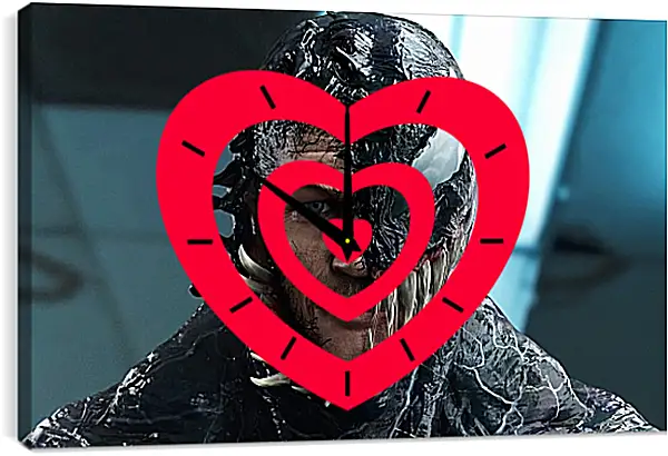 Часы картина - Веном. Venom Часы картина - Веном. Venom