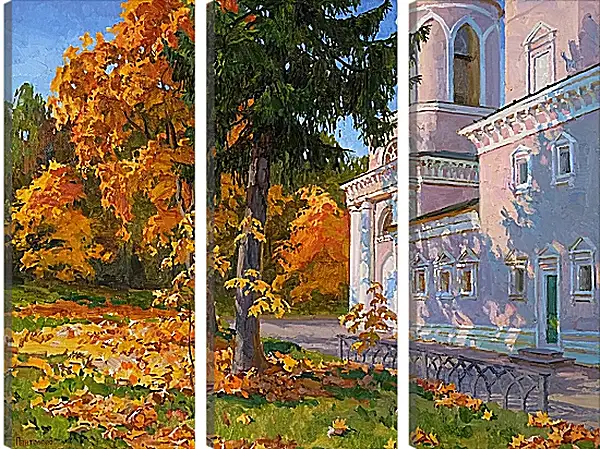 Модульная картина - Храм в Афинеево Модульная картина - Храм в Афинеево