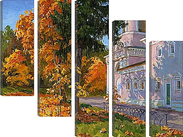 Модульная картина - Храм в Афинеево Модульная картина - Храм в Афинеево