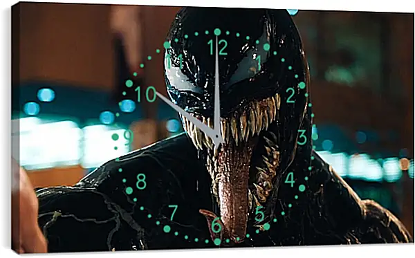 Часы картина - Веном. Venom Часы картина - Веном. Venom