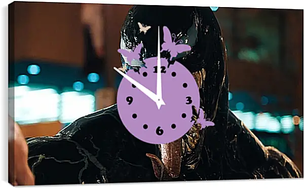 Часы картина - Веном. Venom Часы картина - Веном. Venom