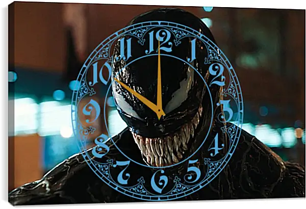 Часы картина - Веном. Venom Часы картина - Веном. Venom
