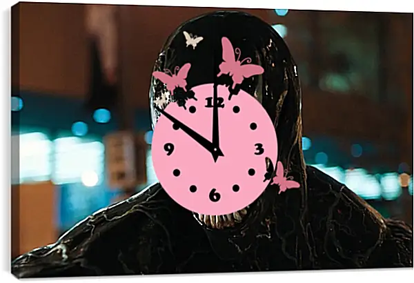 Часы картина - Веном. Venom Часы картина - Веном. Venom