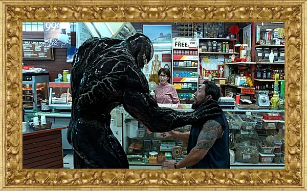 Картина в раме - Веном. Venom Картина в раме - Веном. Venom