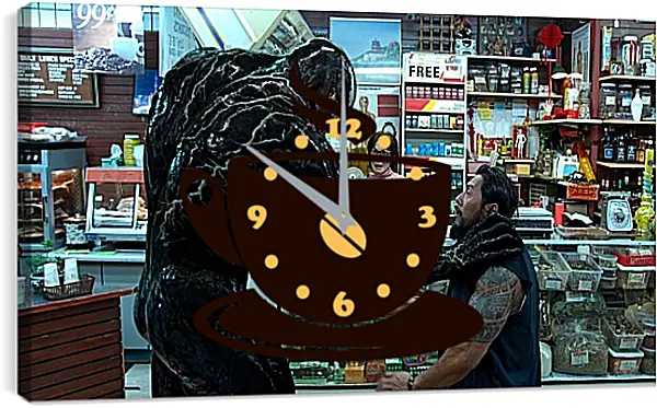 Часы картина - Веном. Venom Часы картина - Веном. Venom