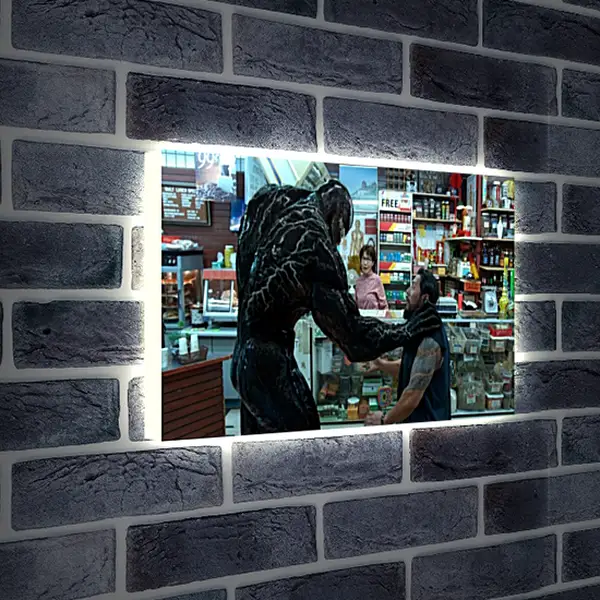 Лайтбокс световая панель - Веном. Venom Лайтбокс световая панель - Веном. Venom