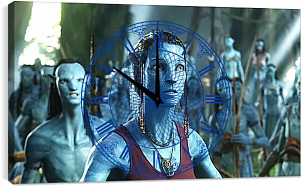 Часы картина - Аватар. Avatar Часы картина - Аватар. Avatar