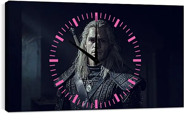 Часы картина - Ведьмак. The Witcher Часы картина - Ведьмак. The Witcher