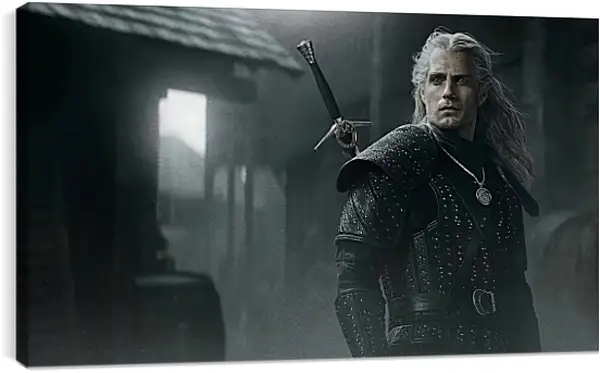 Постер на подрамнике - Ведьмак. The Witcher Постер на подрамнике - Ведьмак. The Witcher