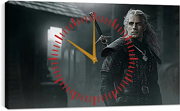 Часы картина - Ведьмак. The Witcher Часы картина - Ведьмак. The Witcher