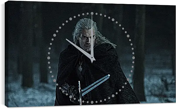 Часы картина - Ведьмак. The Witcher Часы картина - Ведьмак. The Witcher