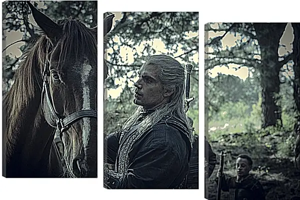 Модульная картина - Ведьмак. The Witcher Модульная картина - Ведьмак. The Witcher