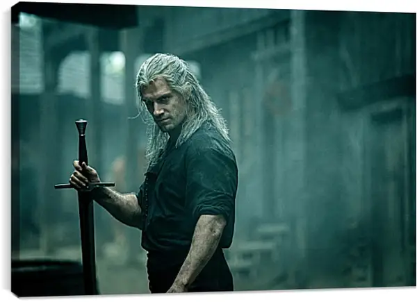 Постер на подрамнике - Ведьмак. The Witcher Постер на подрамнике - Ведьмак. The Witcher