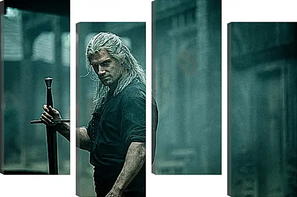 Модульная картина - Ведьмак. The Witcher Модульная картина - Ведьмак. The Witcher