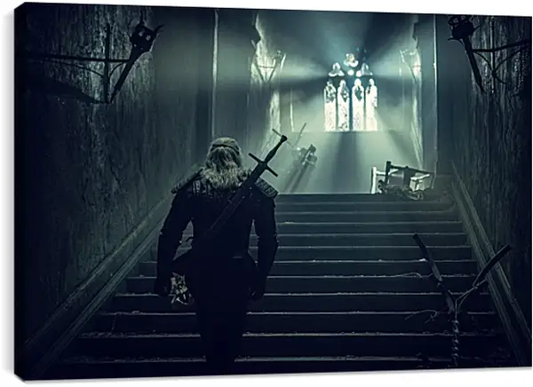 Постер на подрамнике - Ведьмак. The Witcher Постер на подрамнике - Ведьмак. The Witcher