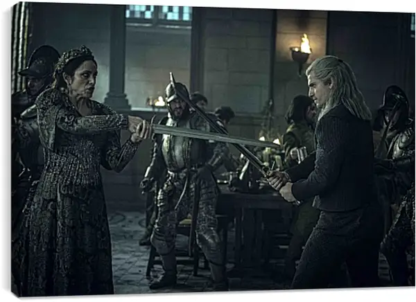 Постер на подрамнике - Ведьмак. The Witcher Постер на подрамнике - Ведьмак. The Witcher
