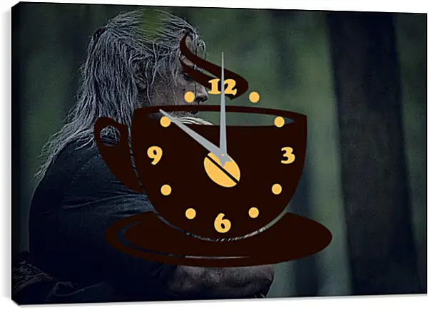 Часы картина - Ведьмак. The Witcher Часы картина - Ведьмак. The Witcher