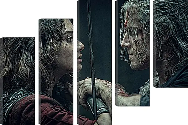 Модульная картина - Ведьмак. The Witcher Модульная картина - Ведьмак. The Witcher