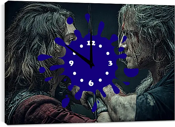 Часы картина - Ведьмак. The Witcher Часы картина - Ведьмак. The Witcher