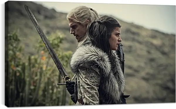 Постер на подрамнике - Ведьмак. The Witcher Постер на подрамнике - Ведьмак. The Witcher
